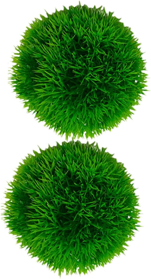 10pcs Fish Tank Decors Aquatic Plants Balls Simulated Decorative Water Plants Ornaments