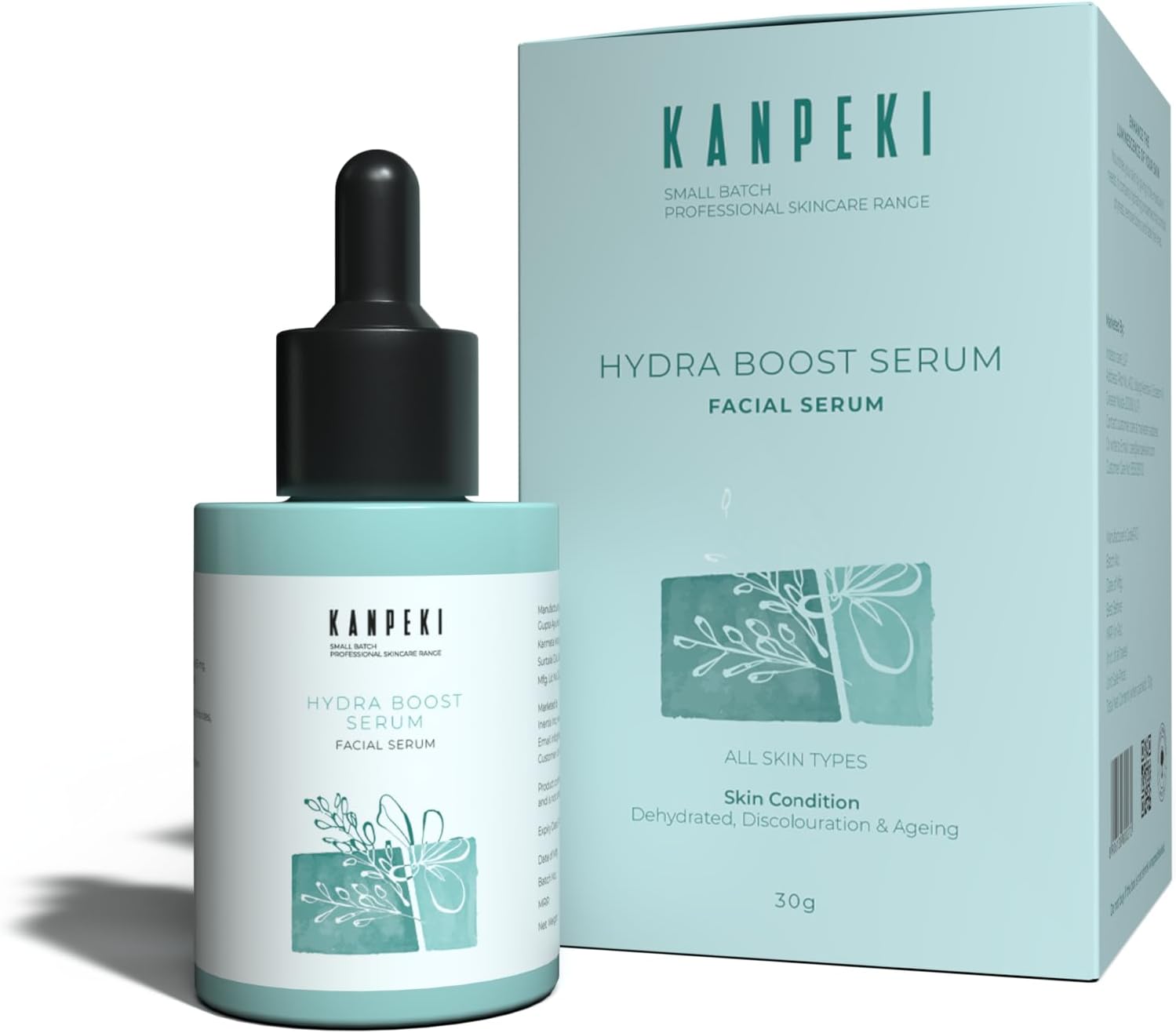 Hydra Boost Facial Serum| Provides Hydration, Reduces Discoloration, Counteracts Signs Of Ageing | Aloe Vera & Tree Turmeric | Skin Care Product Suitable For All Skin Types | 30G