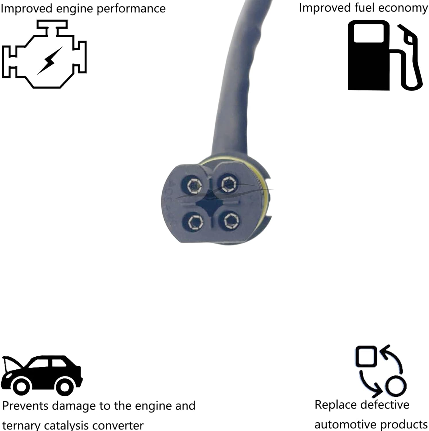 Dropwater 1 Pair Upstream and Downstream Oxygen Sensors Replacement for Chrysler 2008 2007 2006 2005 2004 Crossfire 3.2L,Replaces#234-4883 234-4884,Set of 2pcs
