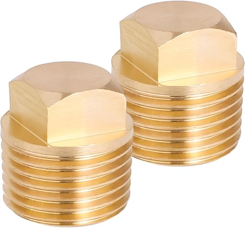 2 tapones de drenaje NPT de 12 pulgada, tapón de drenaje de barco de latón macizo, tapones de drenaje mejorados para Bayliner Four Winns, Glastron