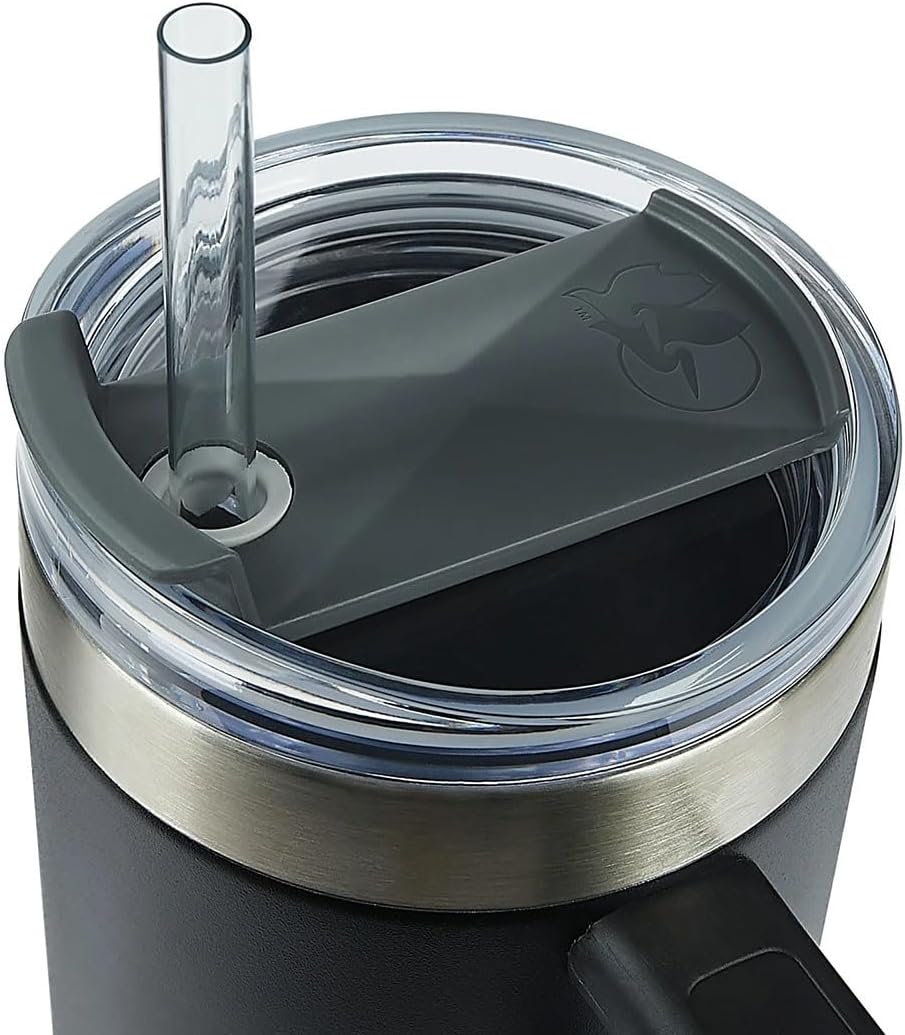 Pelican Porter XP40M01100 40 oz. Double Wall Stainless Steel Travel Tumbler, Black - Image 6