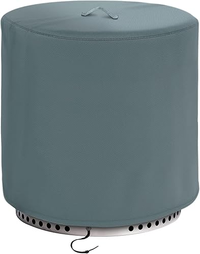 Cubierta para hoguera SoIo para estufa SoIo Bonfire 2.0 Cubierta redonda - 22 pulgadas Heavy Duty 420D Fuerte a prueba de agua, a prueba de polvo,