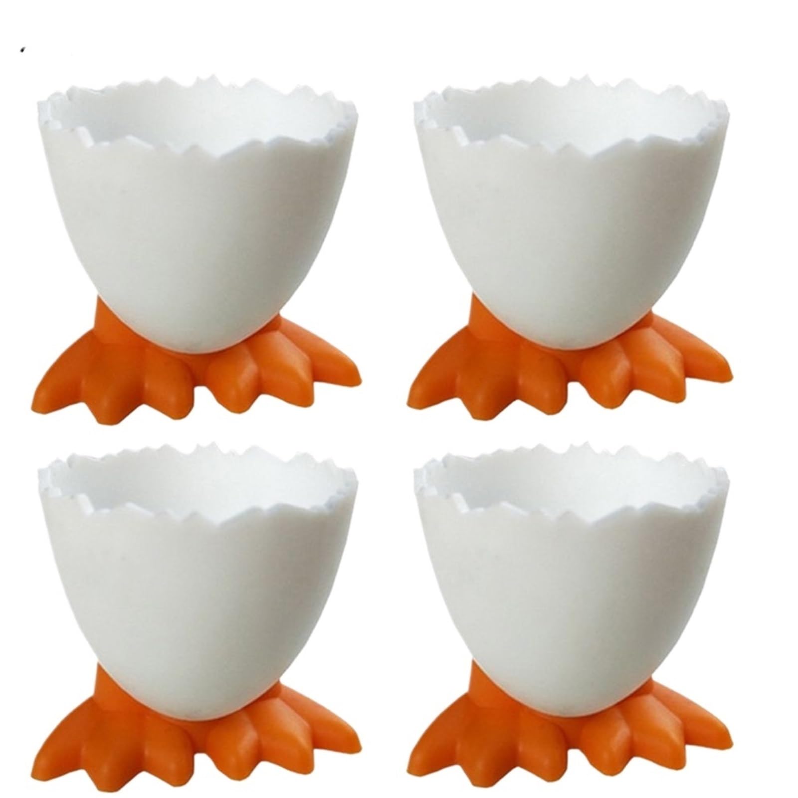 Eierbecher, 1, 2, 4Pcs Nette Kreative Halter Eierhalter Opener Separator Gekochte(4pcs)
