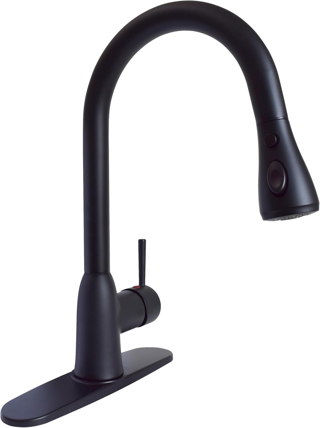 Phoenix PF231766 Premium Slimline Single Handle with Power Boost Pull Down Kitchen Faucet - Matte Black
