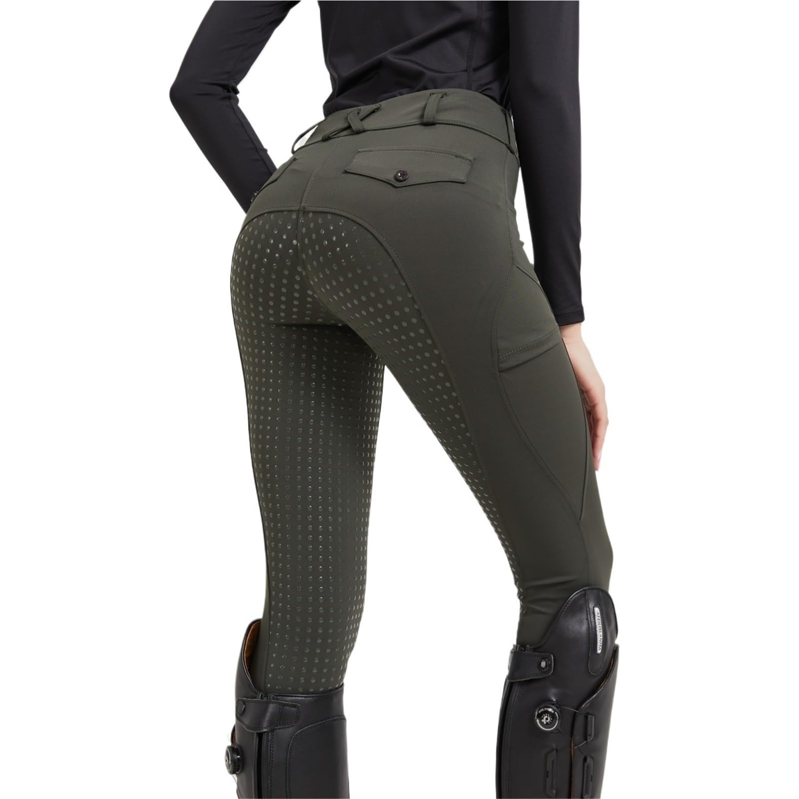 Pantalones EquitacióN Pantalones de equitación Profesionales de Silicona Antideslizantes for Ciclismo y Deportes de equitación, Ideales for exámenes ecuestres.