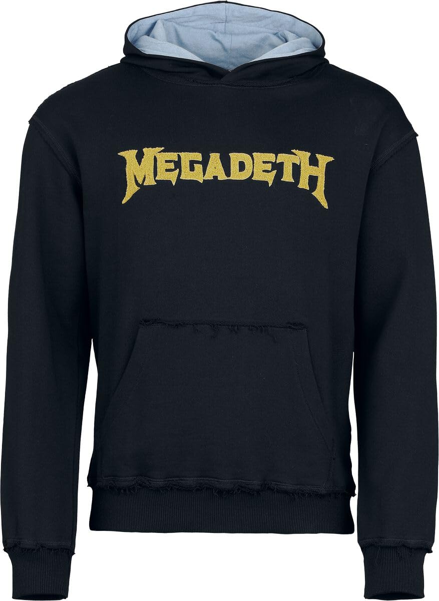Megadeth Logo Männer Kapuzenpullover schwarz/blau Band-Merch, Bands
