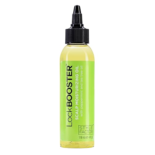 Style Factor LockBOOSTER Aceite Hidratante para el Cuero Cabelludo  Hidratación Ligera con Menta y Aceite de Árbol de Té para Revitalizar Trenzas,