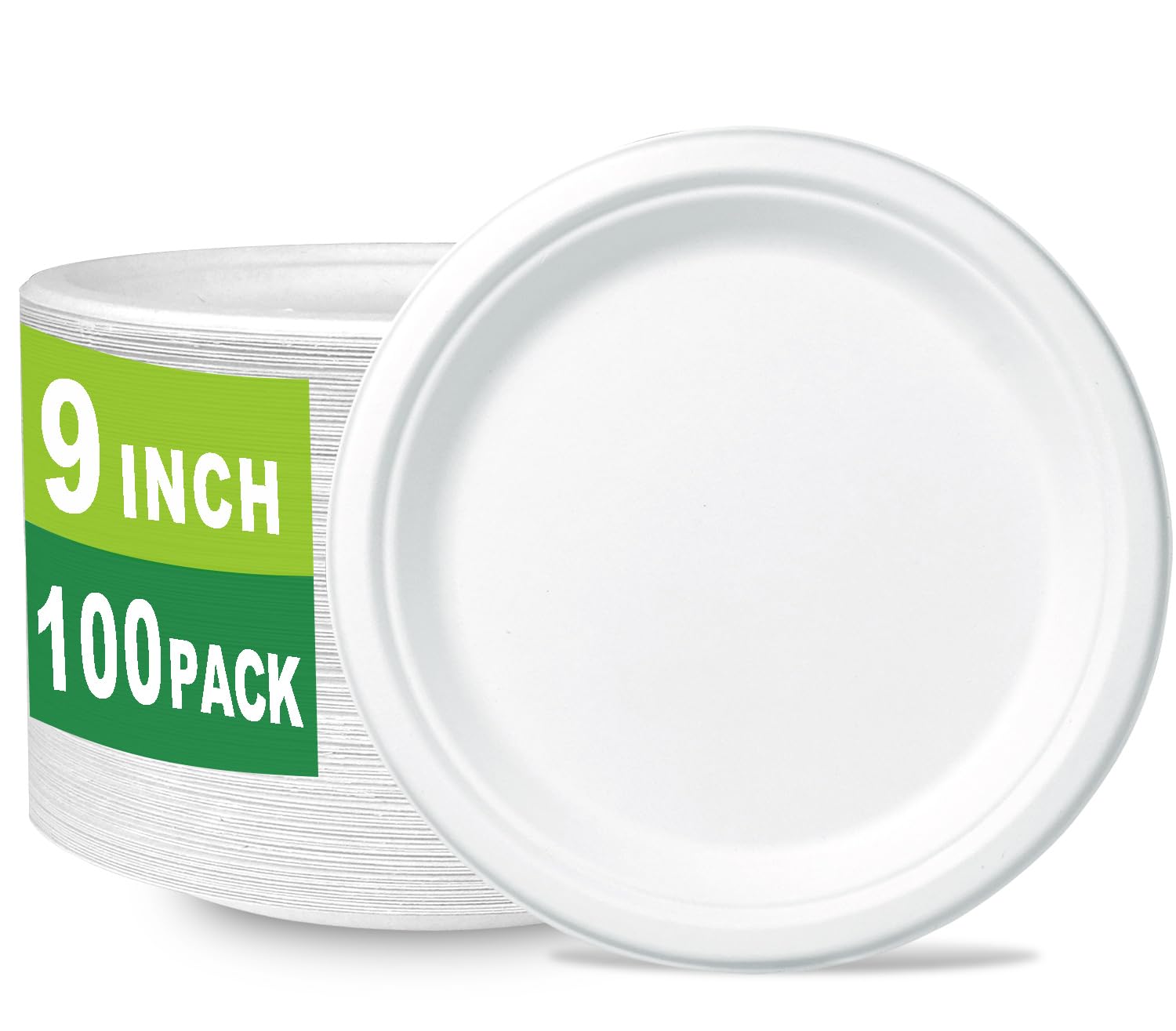 Compostable Plates - 100 Pack -1