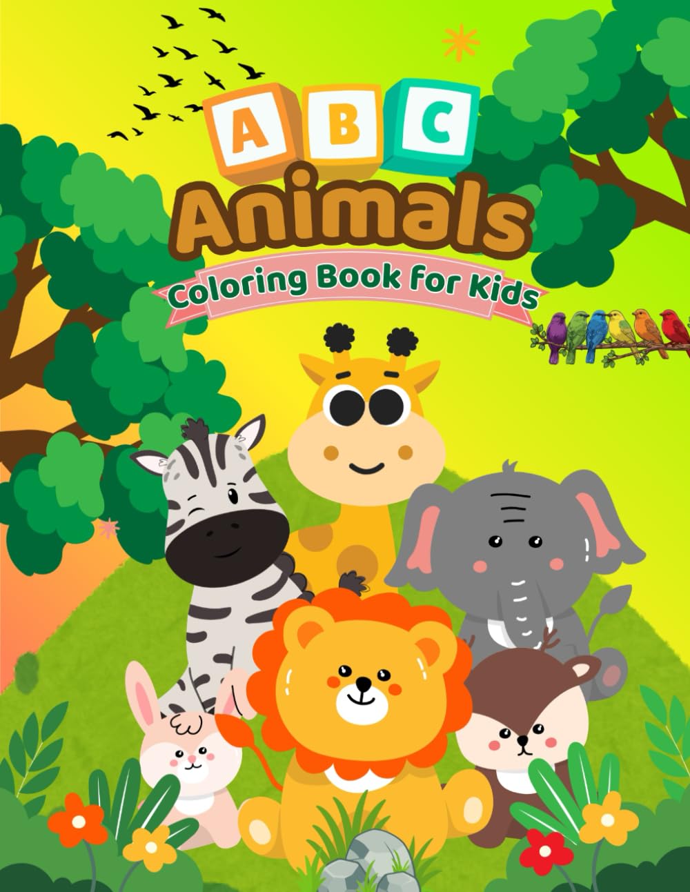 ABC Animals Coloring Book for Kids