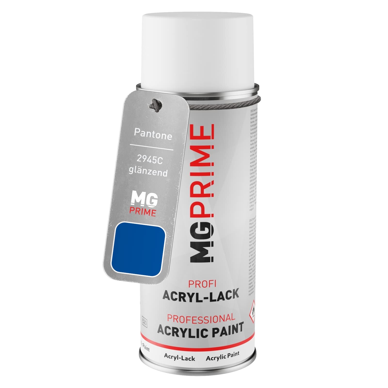Mg Prime Blue Pantone 2945C Spray Can 400 Ml Glossy Quick-Drying