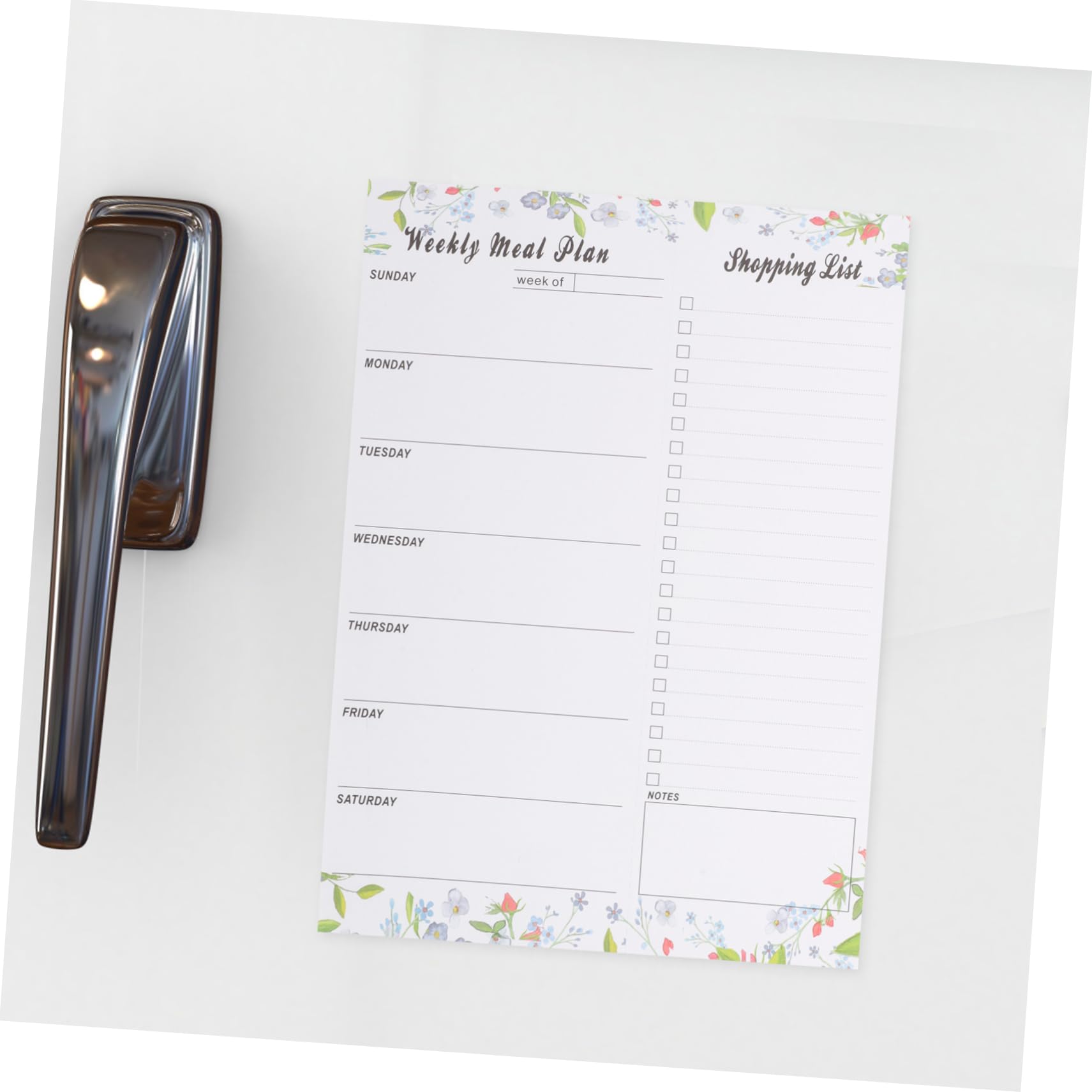 Planner Magnetico Settimanale per Frigo, 52 Fogli in Carta e Magnete