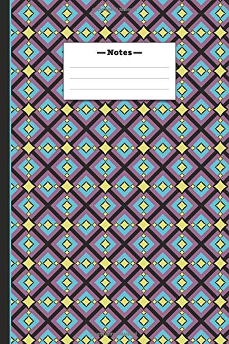 Preisvergleich Produktbild Notes: 96-page 6x9 Ruled Notebook with Diamond Pattern Cover