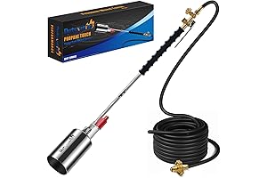 Propane Torch Weed Burner Kit - Unleash a Flame Against Weeds with Self-Ignition Technology