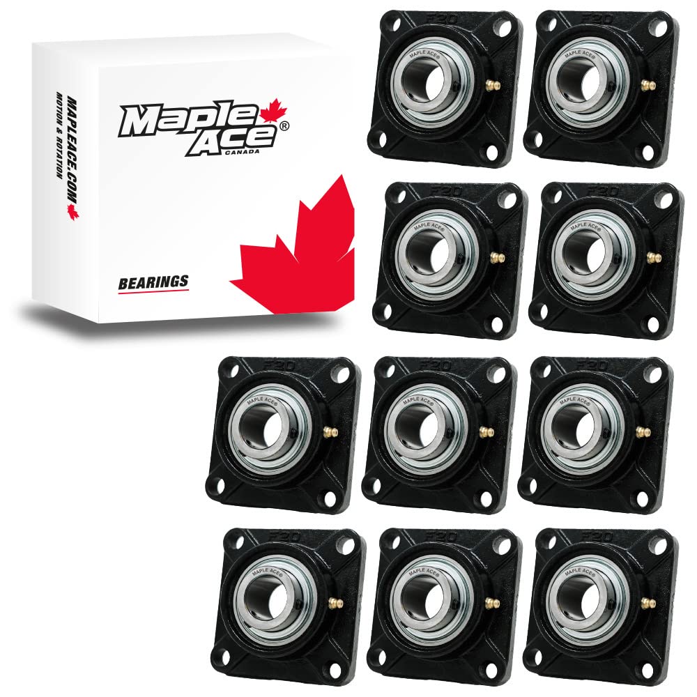 MAPLE ACE UCF206-20 Square Flange Bearing 1-1/4