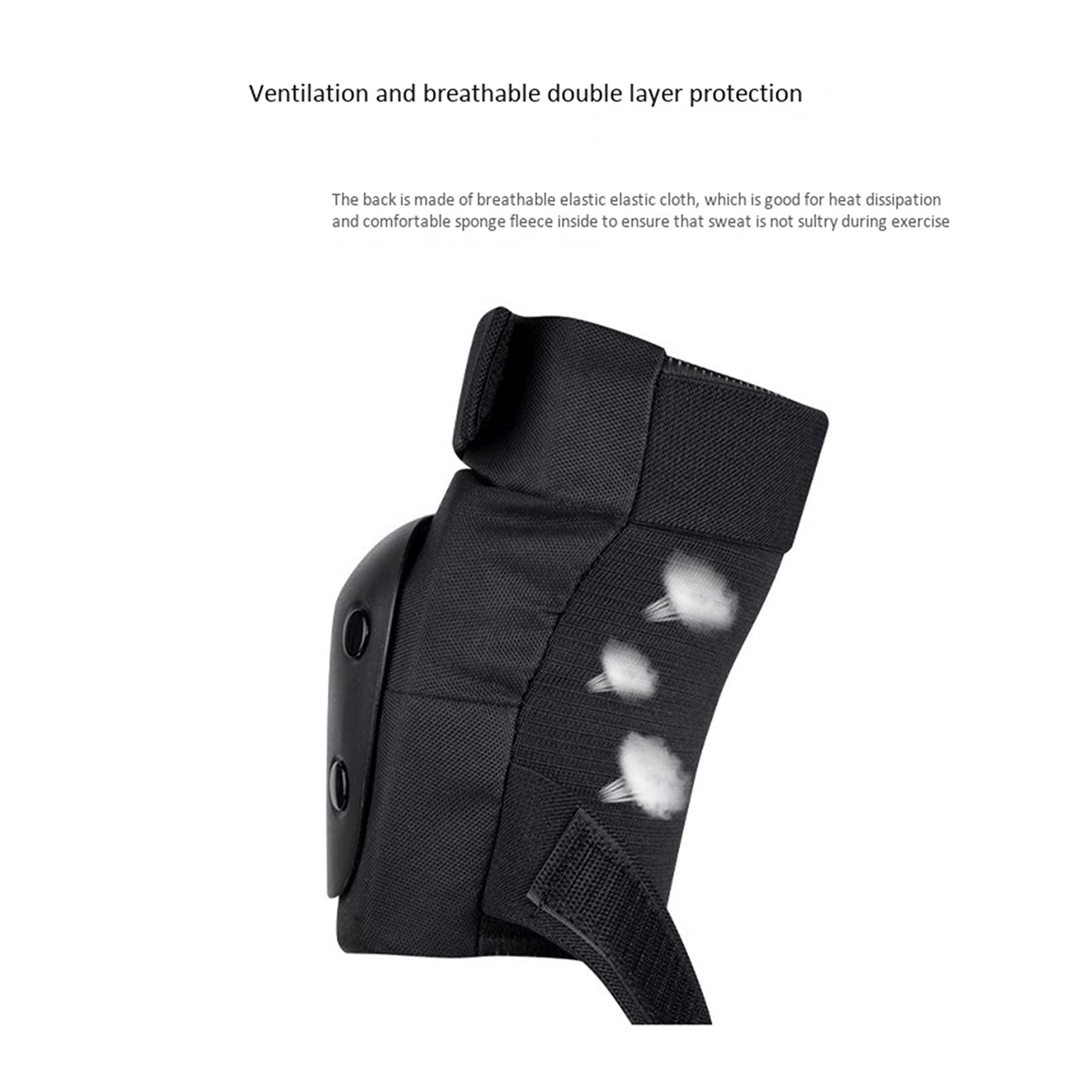 Lot de 7 genouillères et protège-poignets pour enfants et adultes - Équipement de protection - Genoux, coudières, protège-poignets pour roller, skateboard, scooter, vélo
