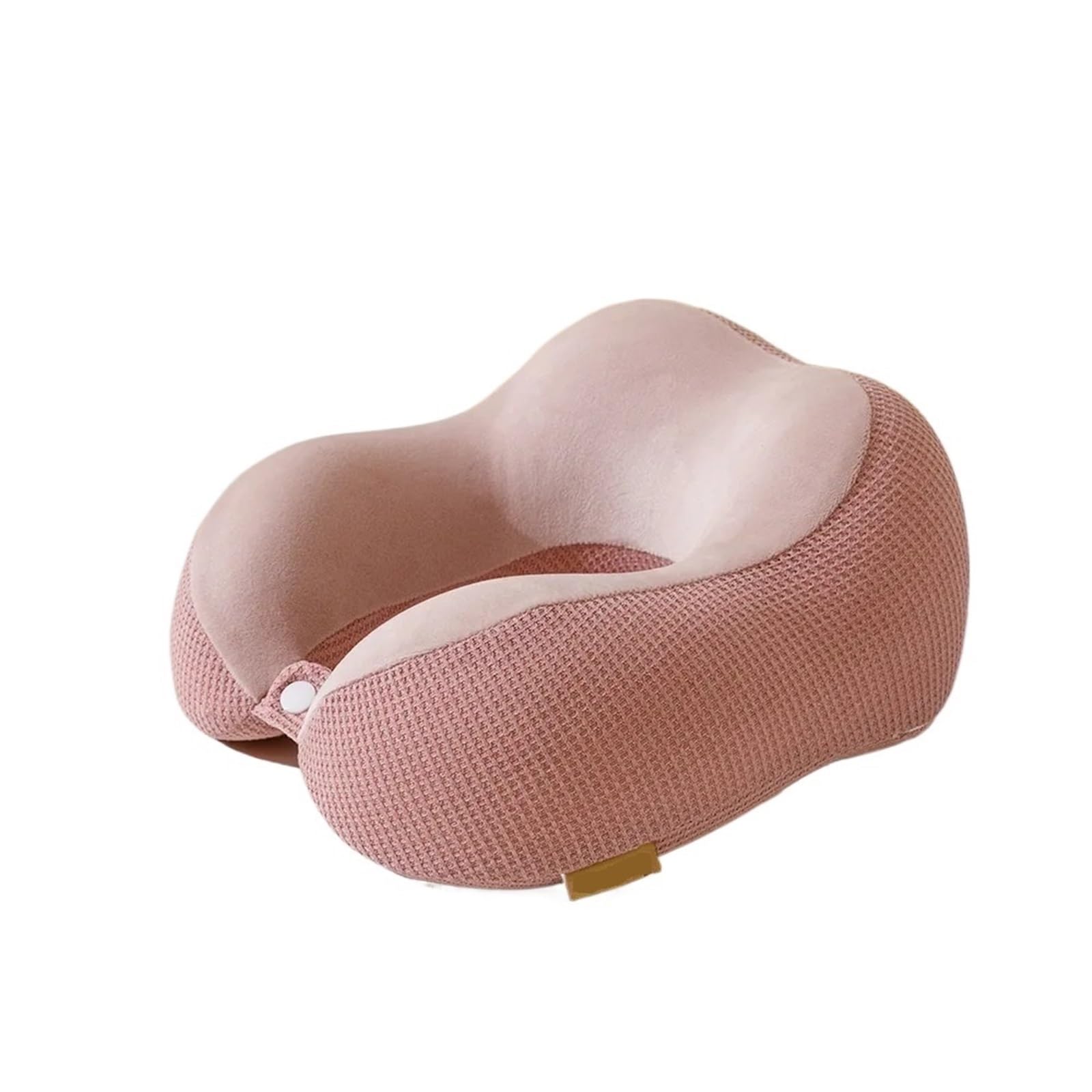 YShiuoL Neck Pillow Neck Pillow U-shaped Memory Foam Slow Rebound Lunch Break Airplane Travel Mesh Hump Car(Pink)
