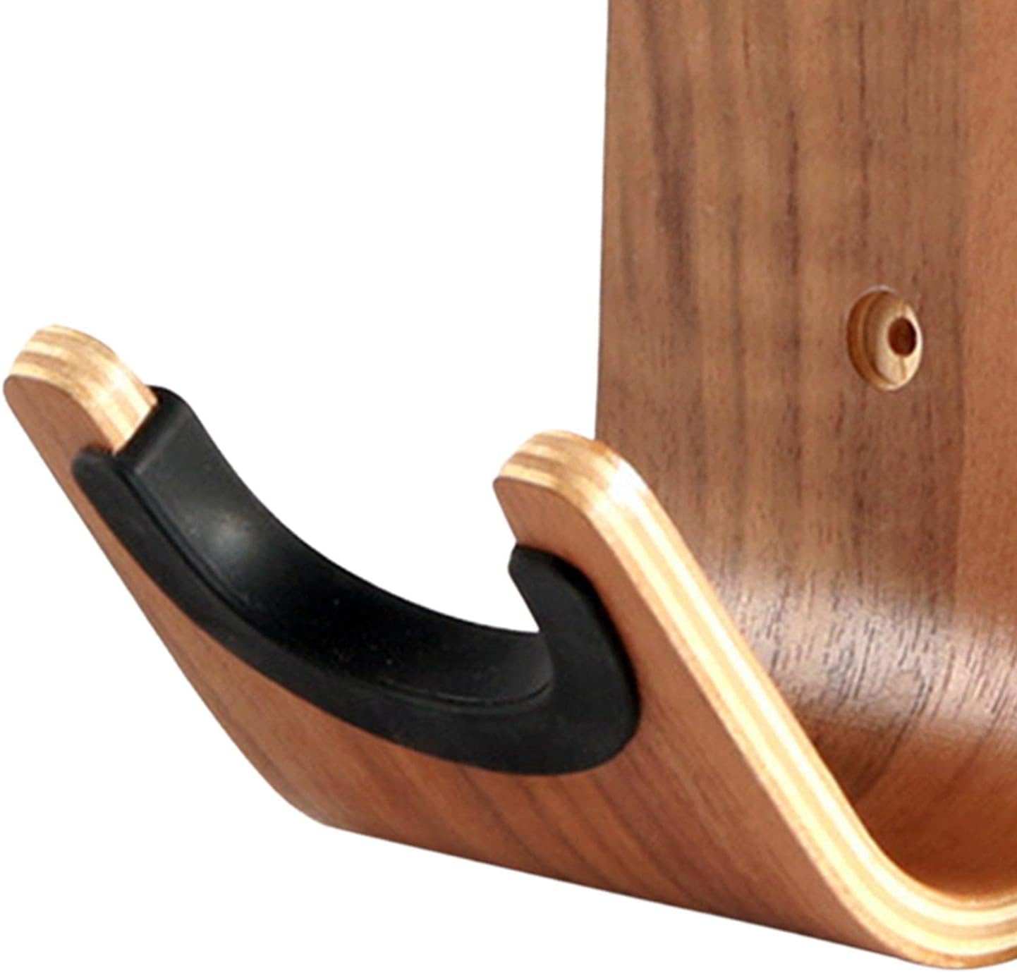 Elegant Wooden Wall Hook Organizer for Musical Instruments - Simple Setup, No Tools Required, for Guitar