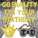 Gold Go Shawty Its Your Birthday decoration Early 2000s Hip Hop Birthday Decorations Supplies Gag Birthday Decorations Y2K Adult Birthday Decor