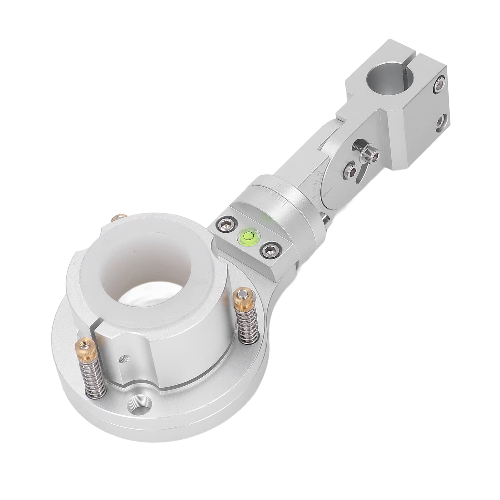 Plasma Cutter Torch Holder – 45mm Diameter Clamp, Aluminum Alloy With Nylon Lining, Easy Adjust, 25mm Lifting Rod Fit For Replacement