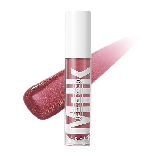 Milk Makeup Odyssey Lip Oil Gloss, Trek (Deep Rose Shimmer)  0.2 oz  Brillo de labios semitransparente de alto brillo para labios más suaves y