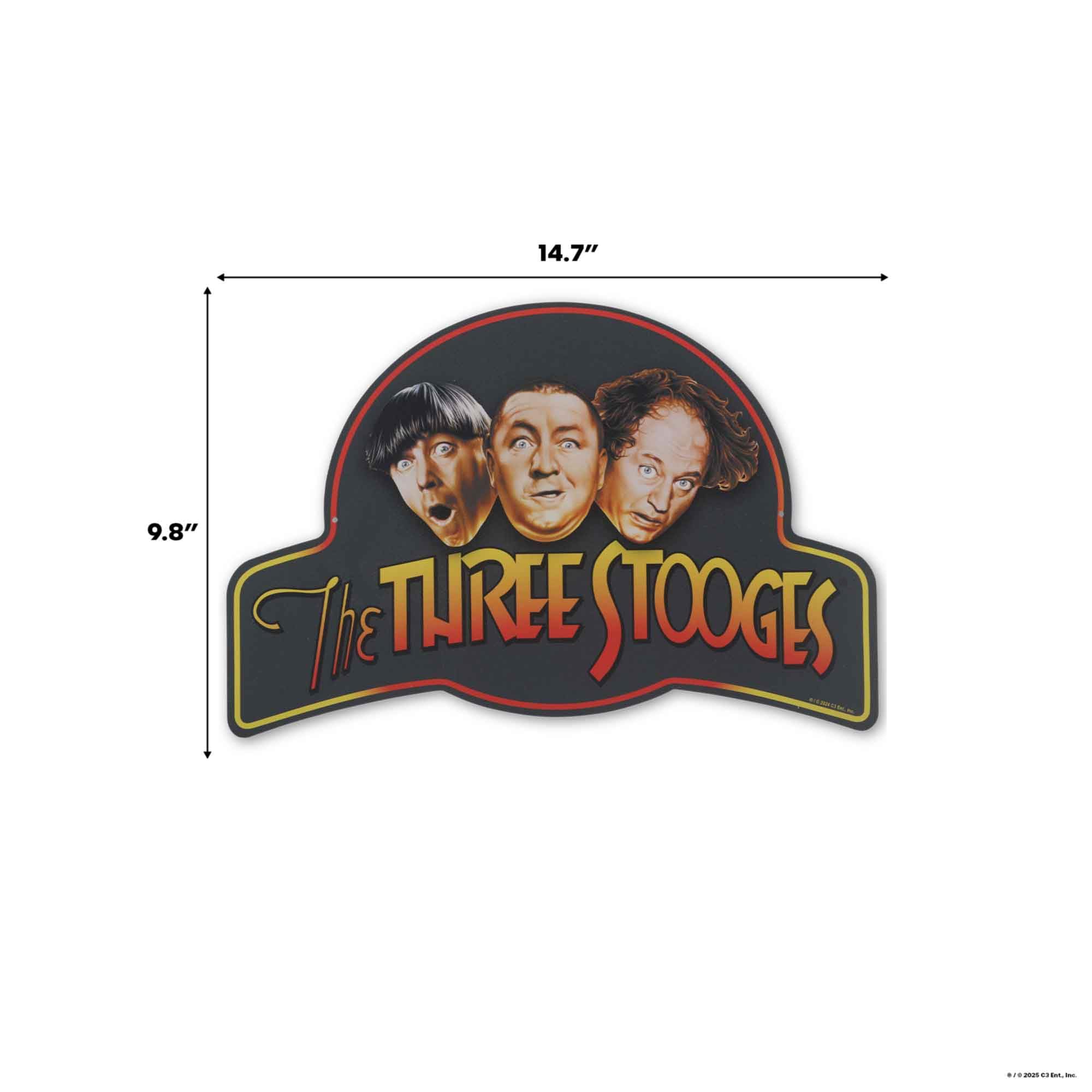 Amazon.com: The Three Stooges Classic Trio Metal Sign - Funny