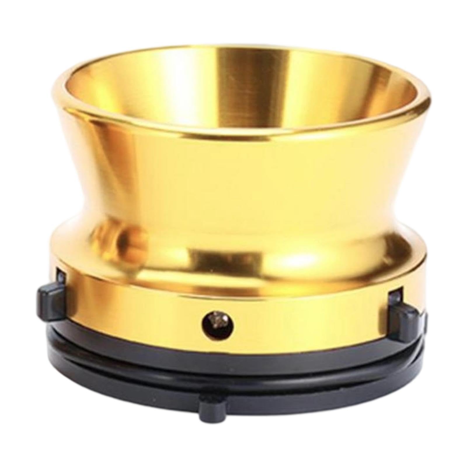 Adaptador para grabadoras de cinta evita vibración de carretes abridor concentrador color oro