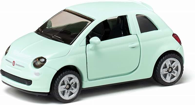 Horloge Miniature Fiat 500 WRC-07, Design Voiture Italienne, Fabrication Française