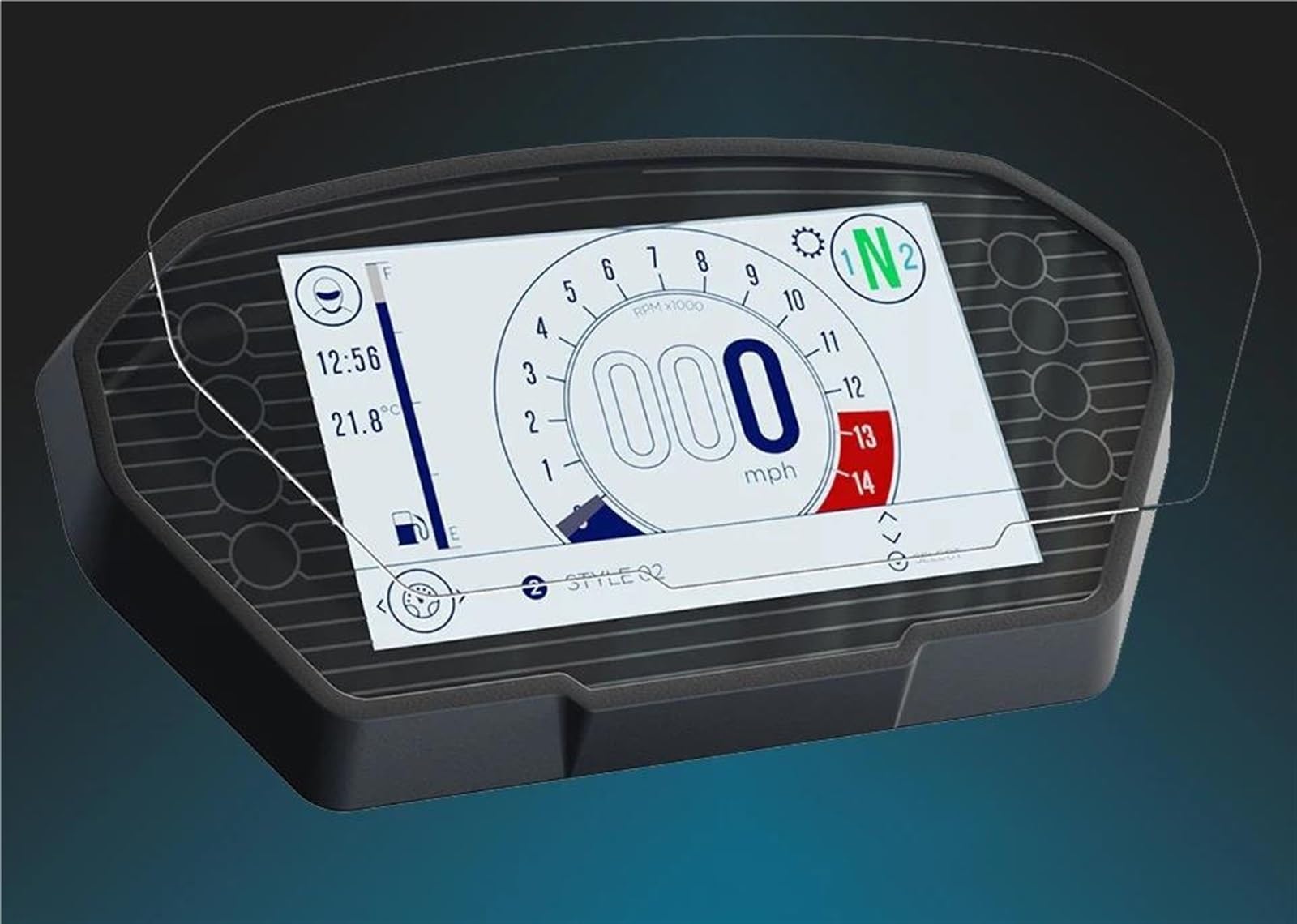 2 X TRIUMPH SPEED TRIPLE 2011-2017 Cruscotto Proteggi Schermo Ultra - Foto 5