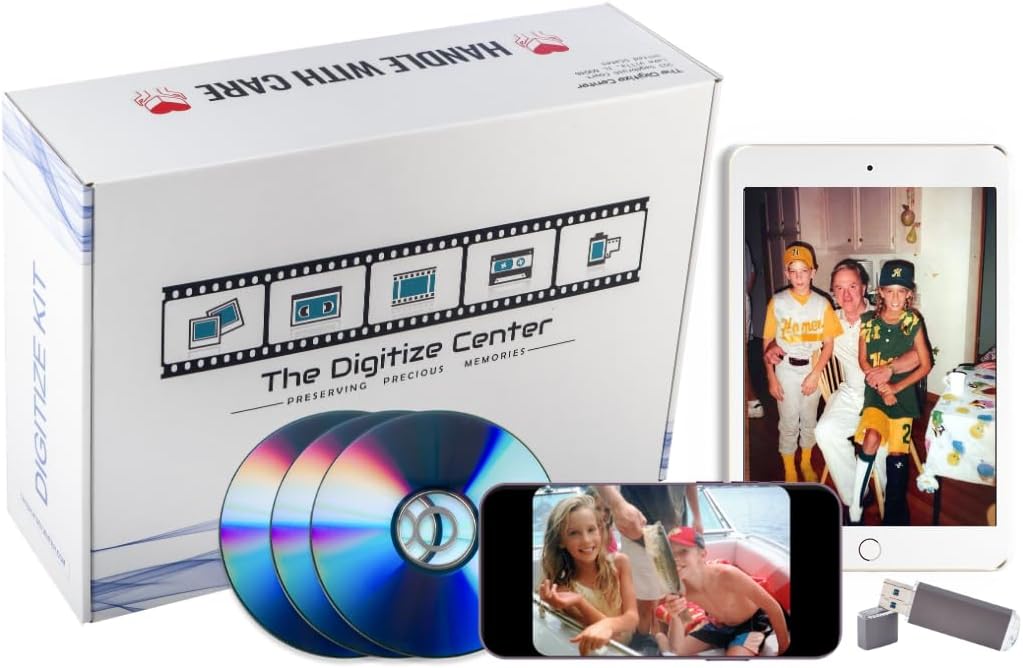 5 Item Digitize Kit - Digitally Convert Your Home Movies & Photos