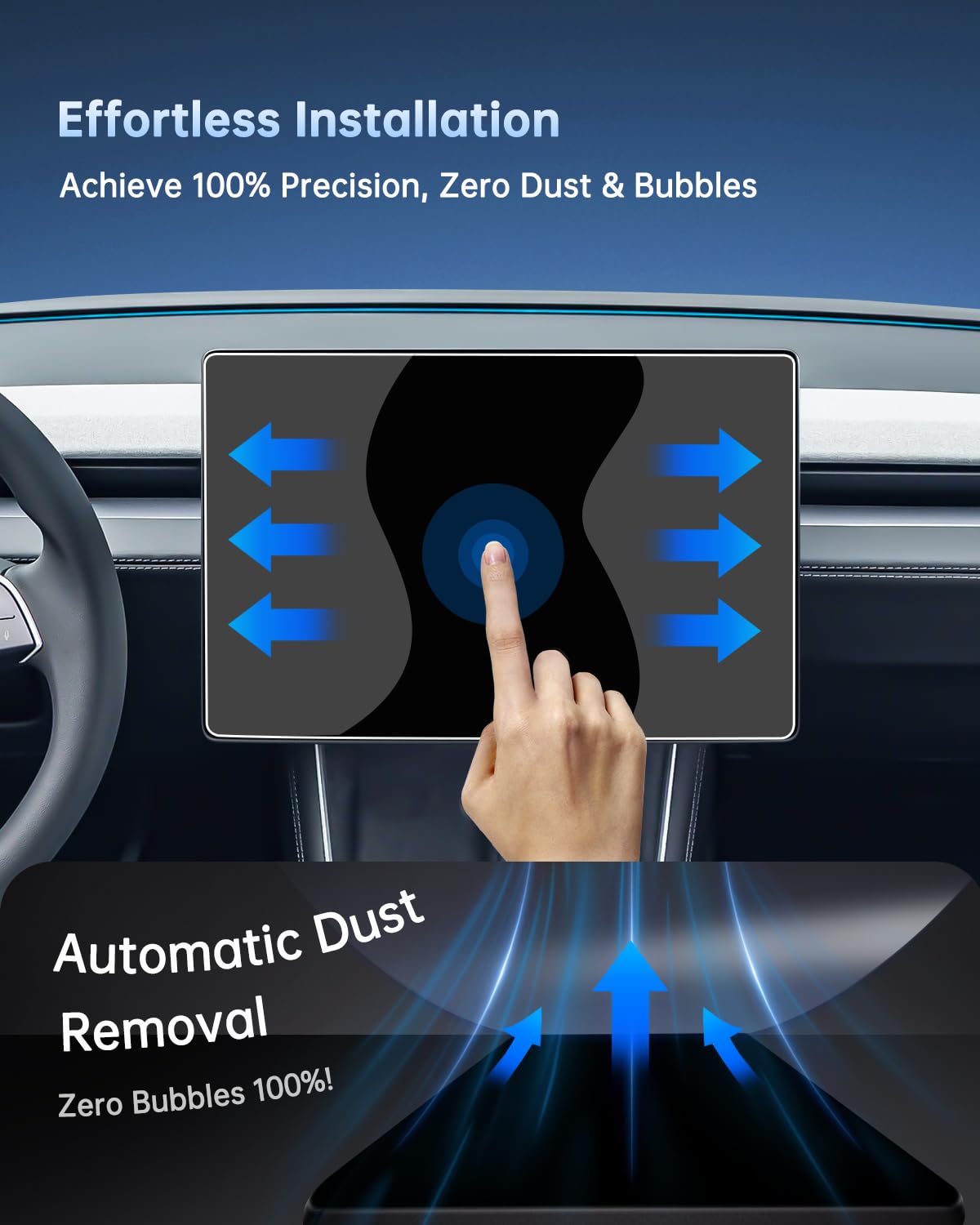 SHAOHAO Tesla Model Y Juniper 2025 15,4" folia ochronna na wyświetlacz do nawigacji samochodowej GPS przezroczysta folia ochronna odporna na zarysowania szkło hartowane 9H tesla model y Juniper