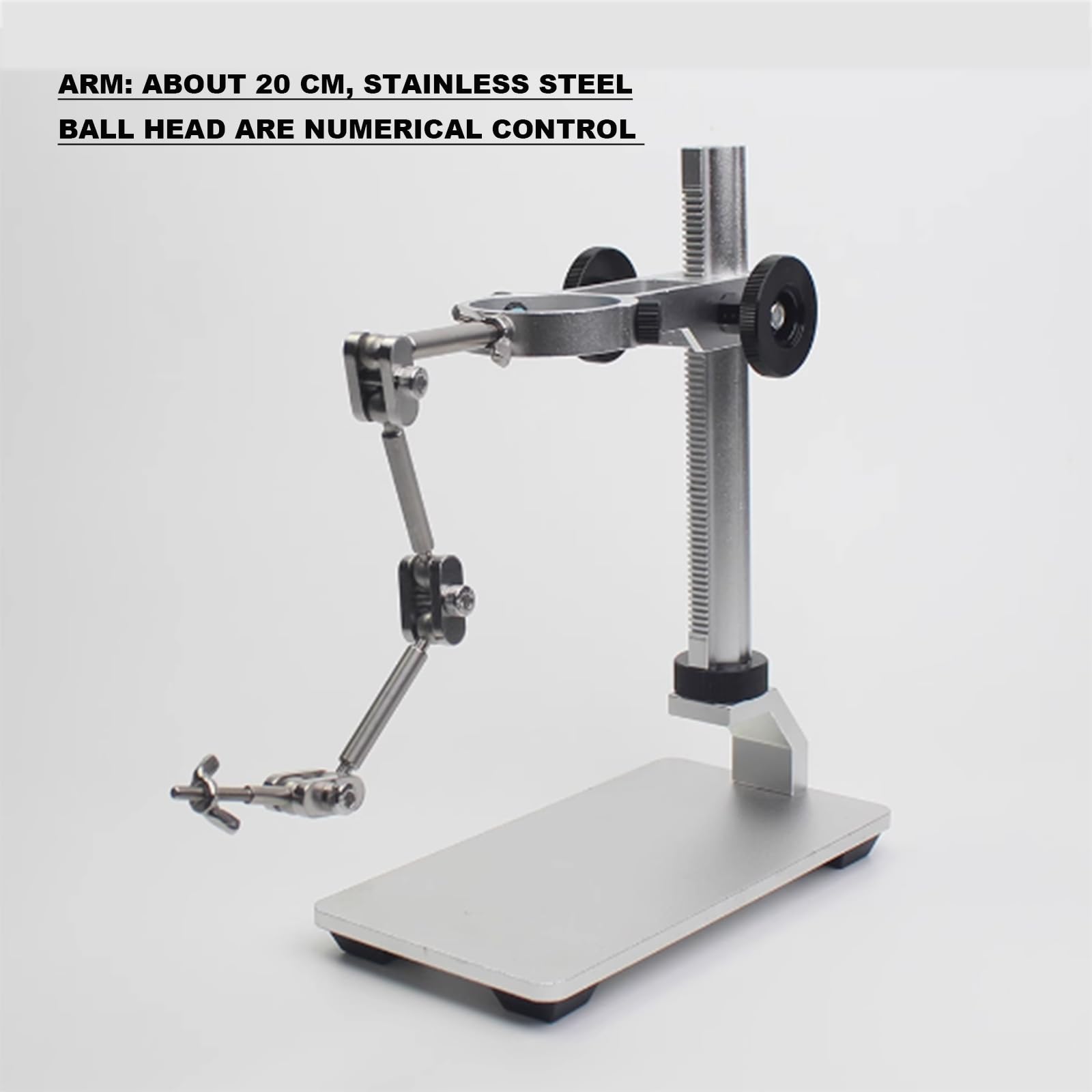 Kit Armature Stop Motion, 6 Connecteurs, Charge jusqu'à 500g, Bras 20cm, Rack 12cm, pour Photographie Produit et Animation