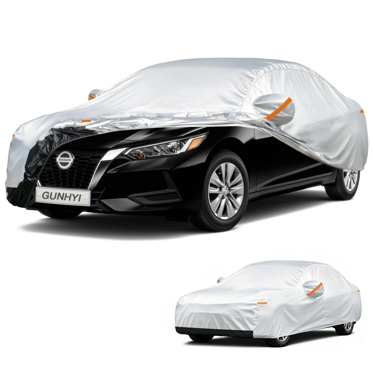 GUNHYI Car Cover Custom Fit Nissan Sentra (2000-2025) Waterproof for Automobiles, Oxford Sun Rain Dust Snow Protection (Ships from US Warehouse, Delivery 3-8 Days)