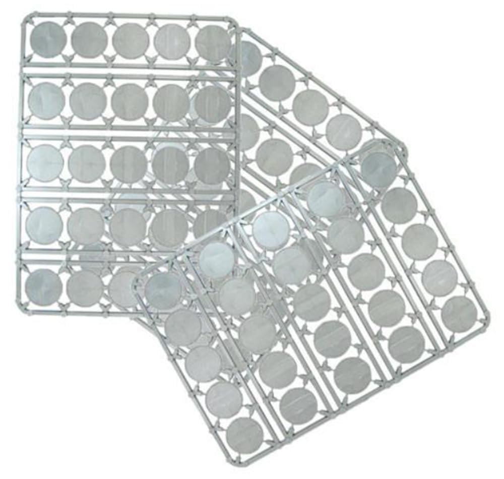 Warlord Games 75 x Plastic 25mm Bases Round lipped Bases for Tabletop Miniatures