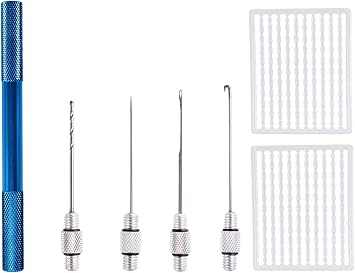 Carp Fishing Bait Rig Needle Carp Coarse Fishing Baiting Rig Tool - Baiting Needle Swinger Driller Set