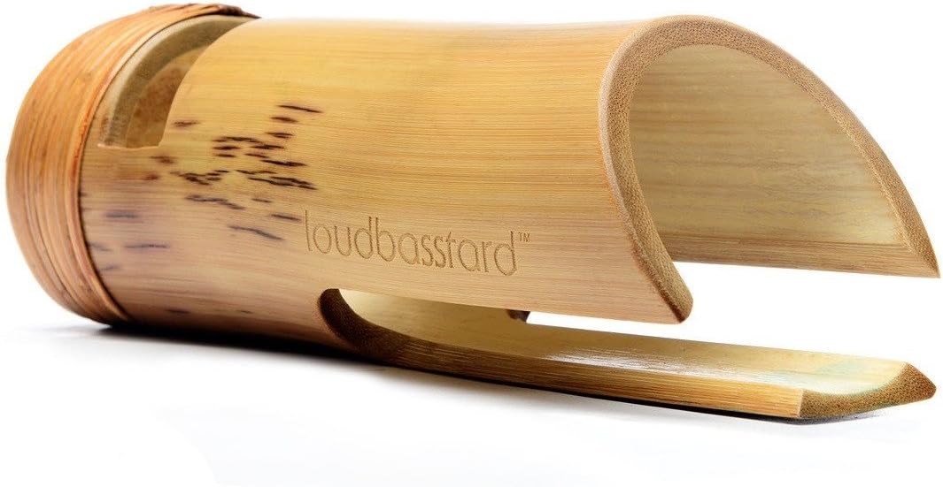 Handmade Made Eco Friendly Portable Bamboo Rattan Passive Natural Amplifier - Amplify The Sound of Your Mobile Cell Phone & Make Your Music Sound Good & Go Green for The Love of Music