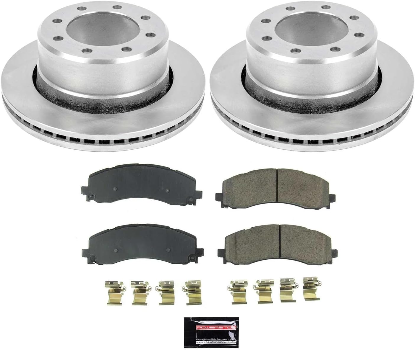 Power Stop KOE8641 Autospecialty Rear Brake Kit-OE Brake Rotors & Ceramic Brake Pads For Ram 2500 2019-2022 [Model Specific]