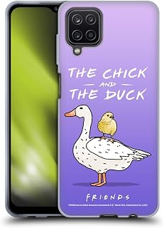 Head Case Designs Officially Licensed Friends TV Show Chick and Duck Key Art Gel Case [Military Grade Protection] Compatible with Samsung Galaxy A12 (2020)