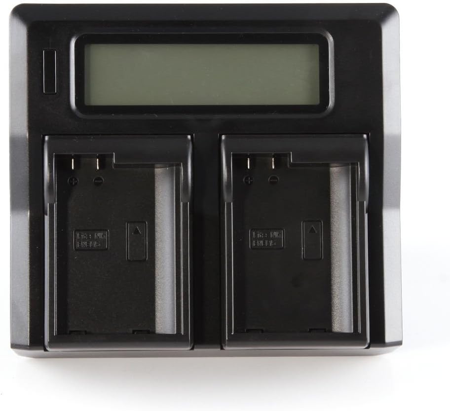 LCD Dual Channel Charger for Nikon EN-EL15 MH-25 D850 D810 D800 D750 D600 D7500 D7200 AC/DC