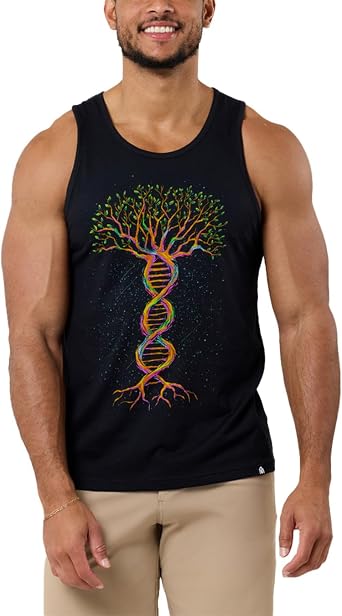 INTO THE AM Graphic Tank Tops for Men S - 2XL Cool Novelty Mens Tank Top Summer Beach Muscle Sleeveless Shirts