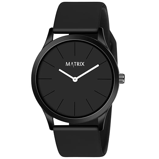 Matrix Minimalist Dial with Softest Silicone Strap Analog Watch