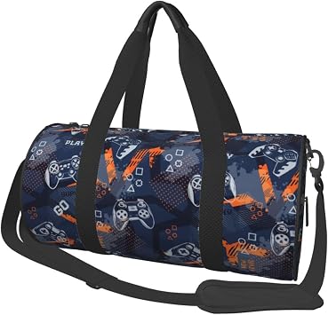 Dynamic Game Handle 2 for Duffle Bag, Waterproof Large Duffle Bag, Weekender Bag, Gym Bag, Sports Bag, Overnight Bag