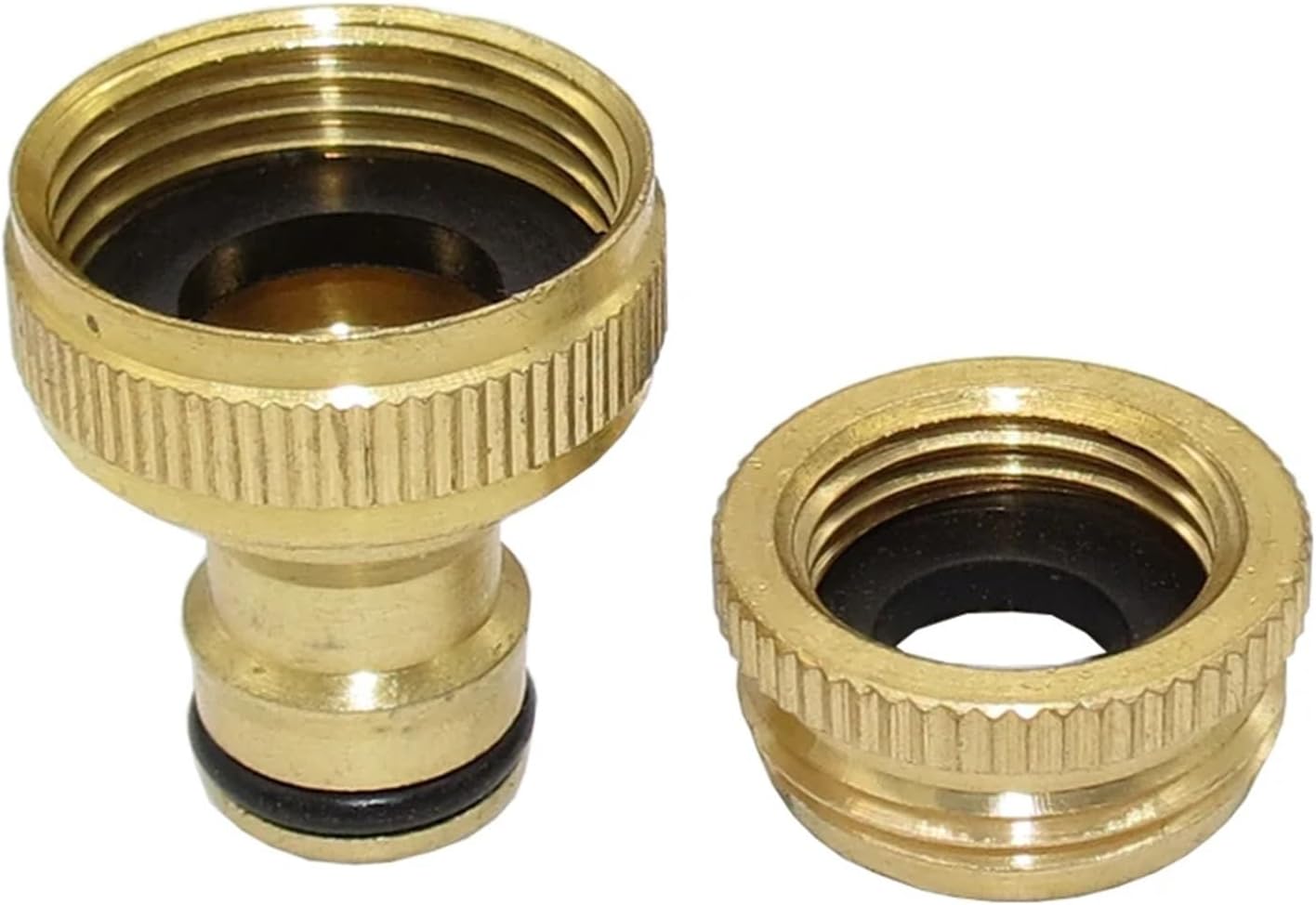 Brass Hose Nozzle 20pcs Brass 1/2" 3/4“ 1" Thread Quick Connector Garden Irrigation Faucet Adapter Joints(19.5mm)