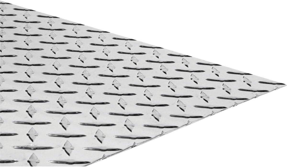 STEELWORKS BOLTMASTER 11254 Aluminium Threaded Plate, 12 x 2