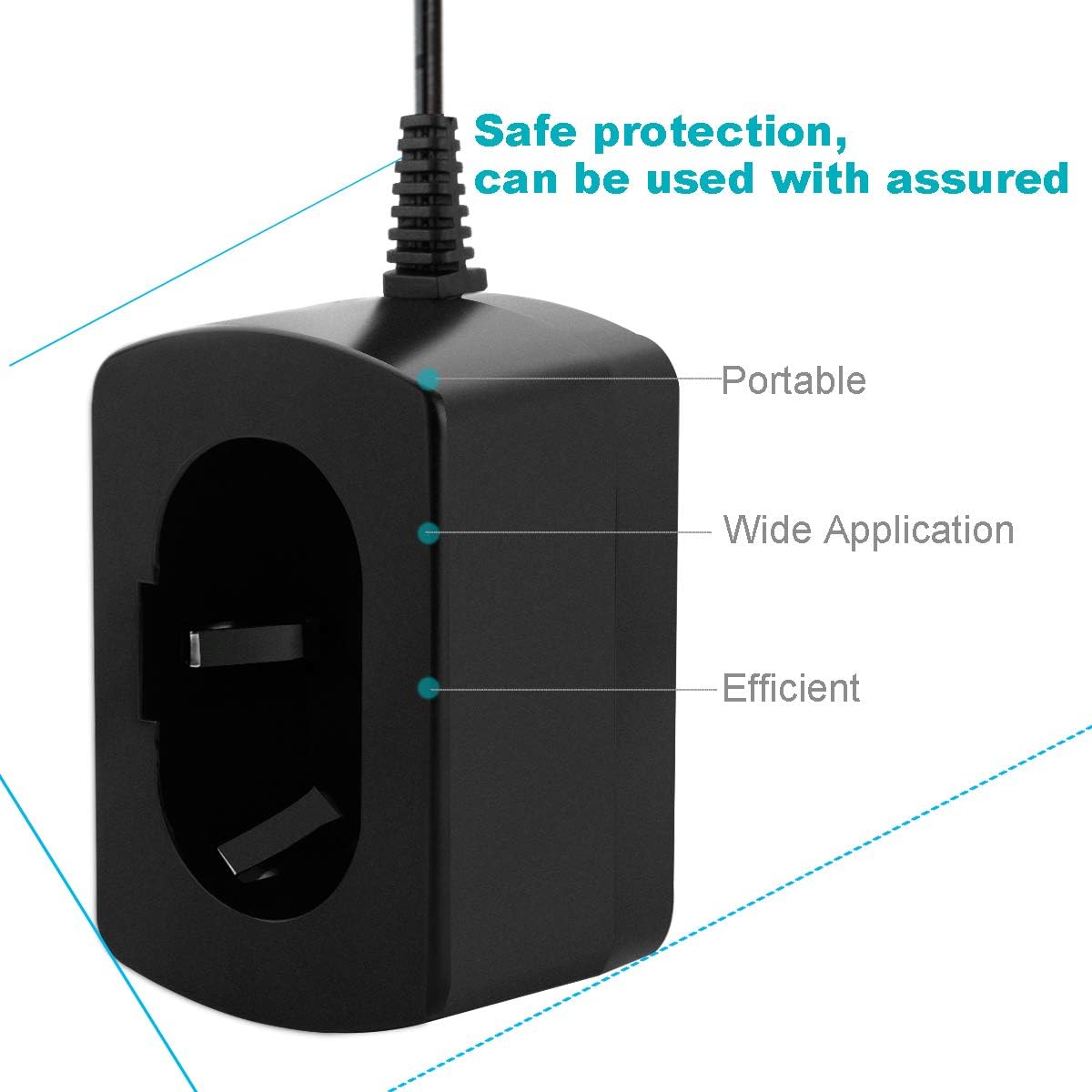 CREABEST New Battery Charger Compatible with Makita 7.2V 9.6V 12V 14.4V 18V Pod Style Ni-MH/Ni-CD Battery, Compatible with 7000 7002 7033 9000 9001 9002 9033 9600 PA12 PA14 (NOT for Li-ion Battery) - Image 8