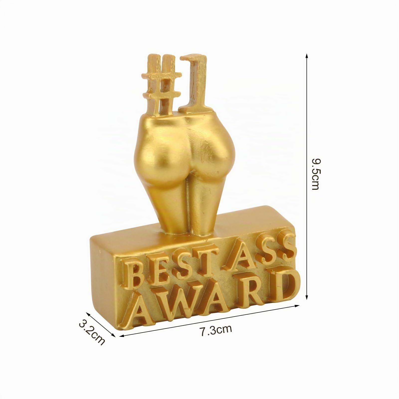 HENGBIRD Premio per il Miglior Culo, Scultura Creativa del Corpo, Decorazioni da Scrivania in Resina