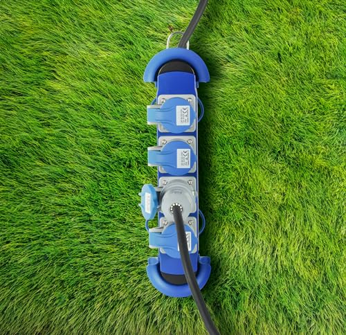Regleta IP44 para camping y caravana Electraline con cable de tres metros 7
