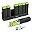 KOVIUU Weekly Pill Organizer 3X a Day, Detachable Pill Box 7 Day, Large 3 Times Daily Pill Case, Travel Pill Container Holder, Week Medication Dispenser Pillbox for Vitamin Supplement Medicine, Green