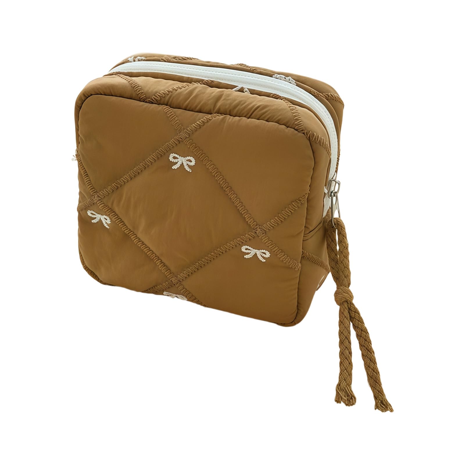 Piceioep Adorable Butterfly Bows Themed Small Storage Bag Great for Hygiene Products Elegant Sanitary Pad Pouches Quilted Bend Sanitary Pad Bag