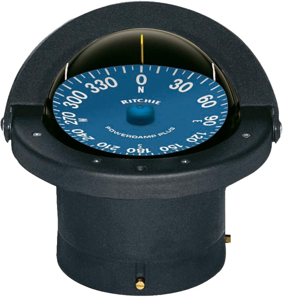 Ritchie SS2000 Supersport Explorer Navigator Marine Compass Flush Mount Black