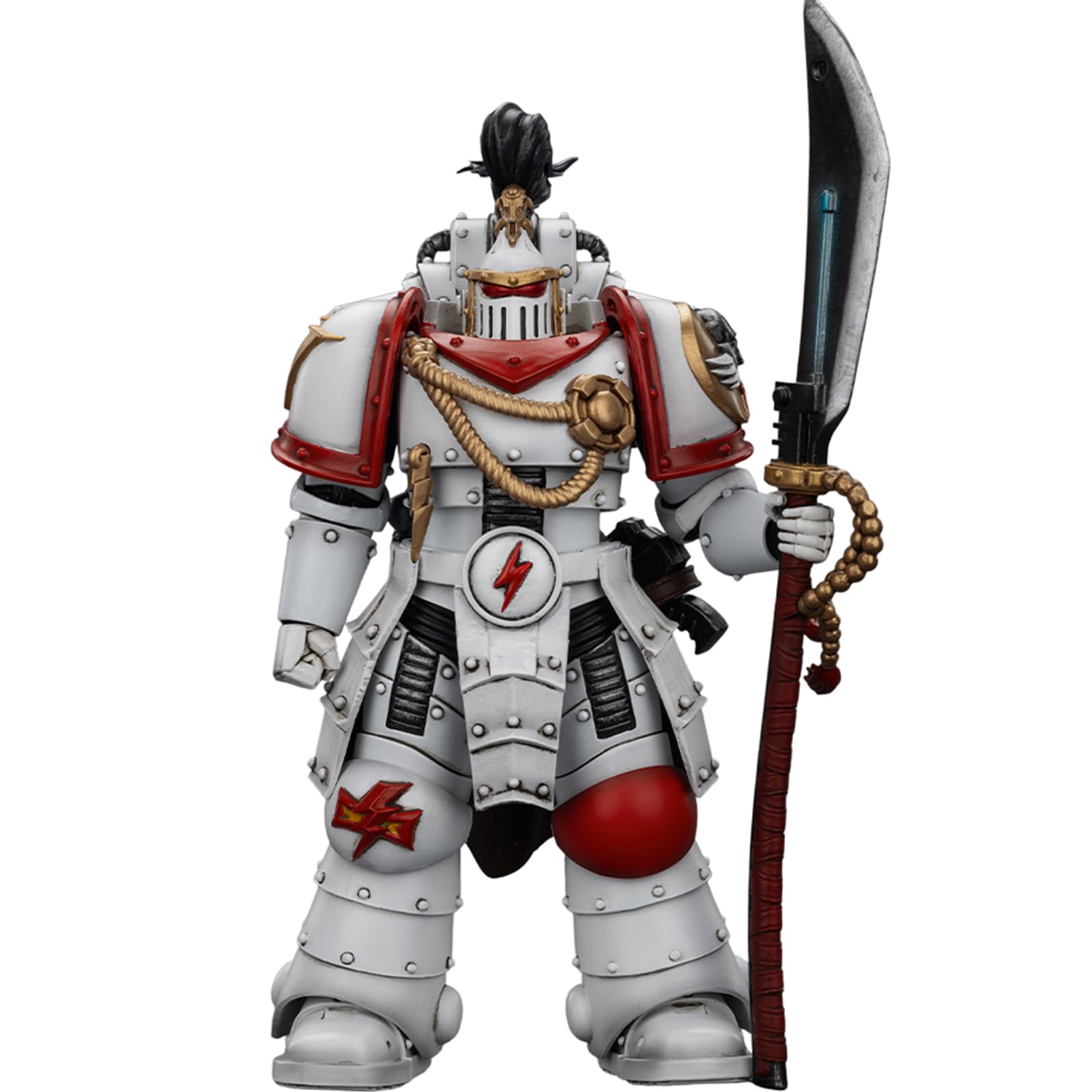 JOYTOY Warhammer 40k Horus Heresy, White Scars Legion Praetor 1/18 Action Figure Collect And Display Model